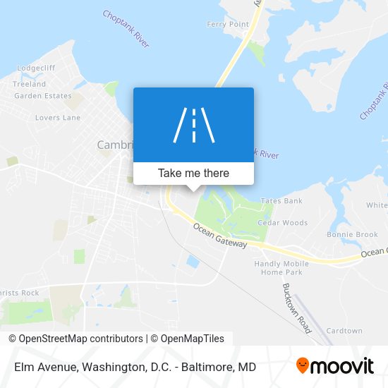 Elm Avenue map