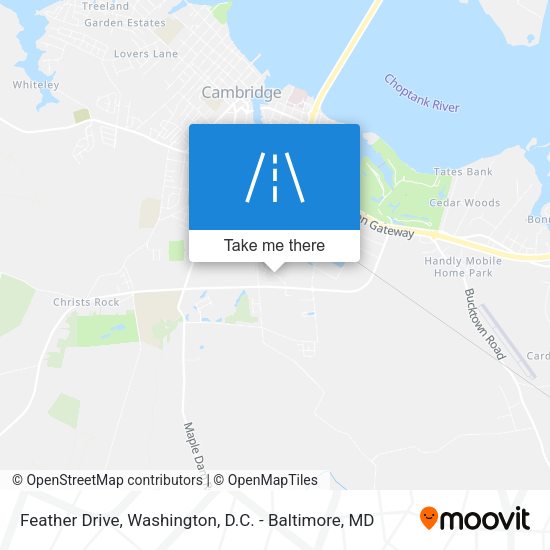Feather Drive map