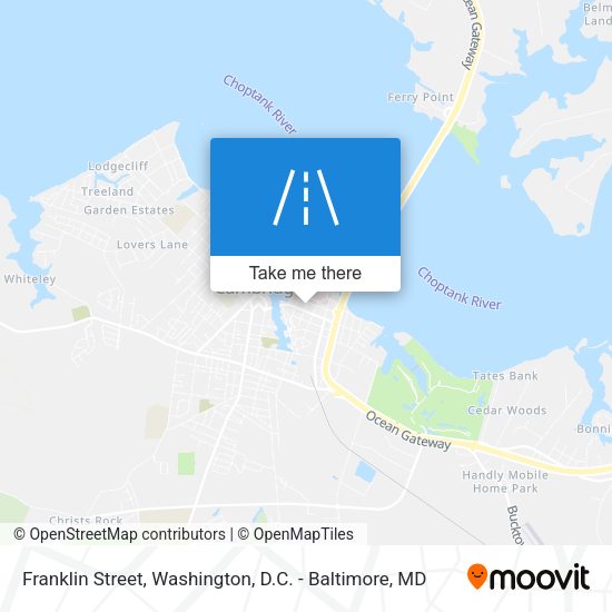 Franklin Street map