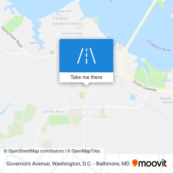 Governors Avenue map