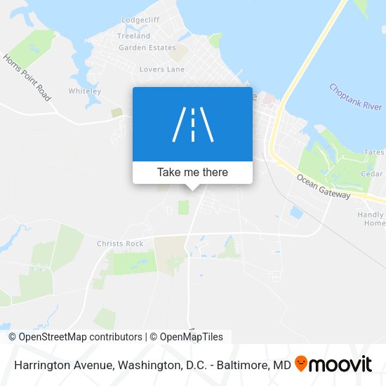 Harrington Avenue map