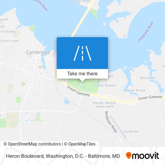 Heron Boulevard map