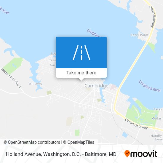 Holland Avenue map