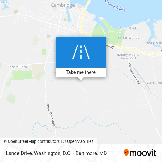 Lance Drive map