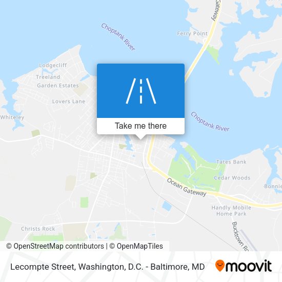 Lecompte Street map