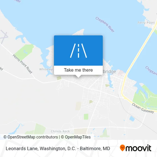 Leonards Lane map