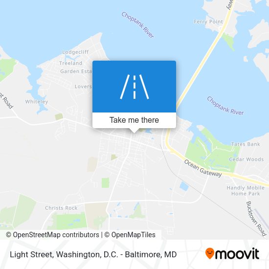 Light Street map