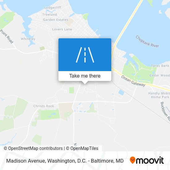 Madison Avenue map