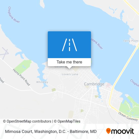 Mimosa Court map