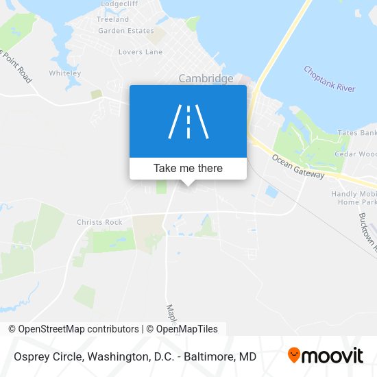 Mapa de Osprey Circle
