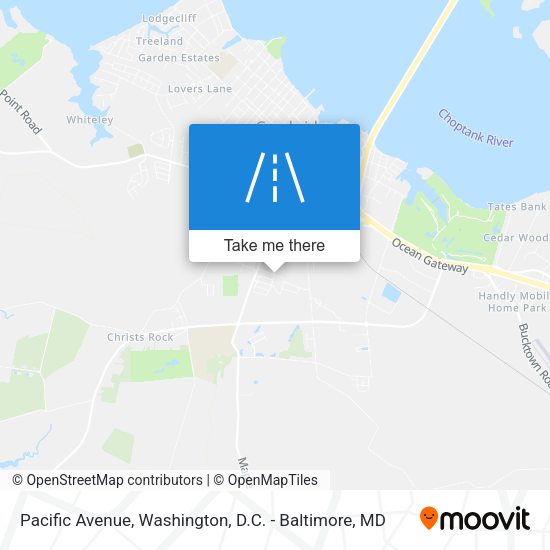Pacific Avenue map