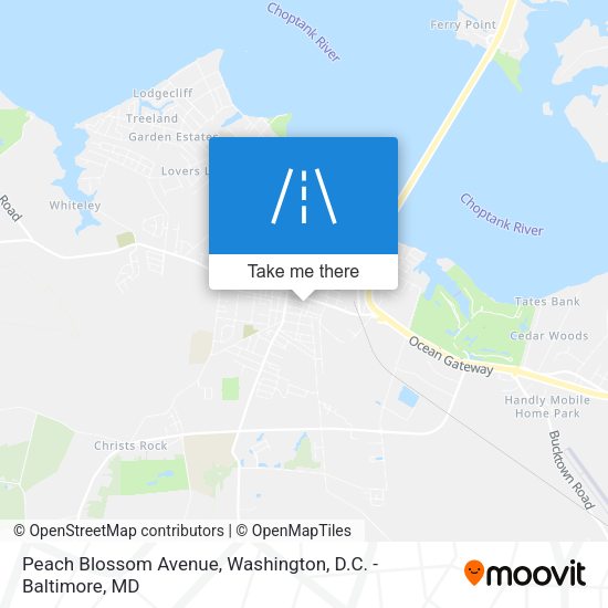 Peach Blossom Avenue map
