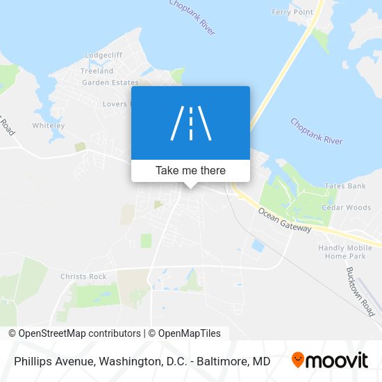 Phillips Avenue map