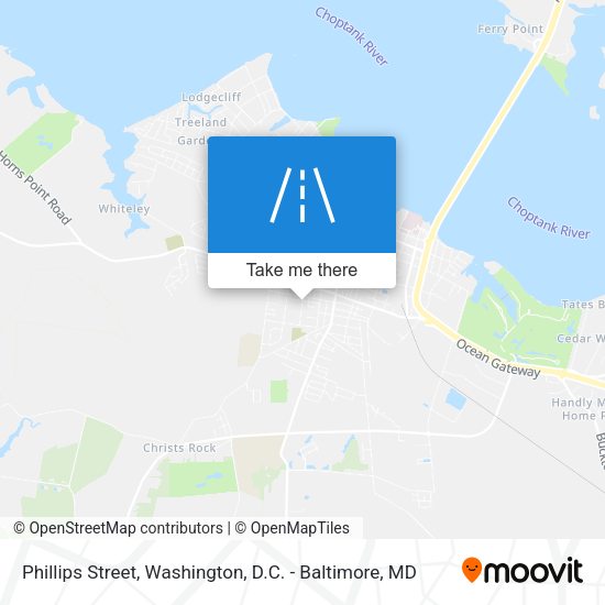 Mapa de Phillips Street