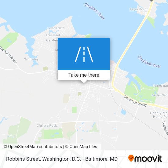 Robbins Street map
