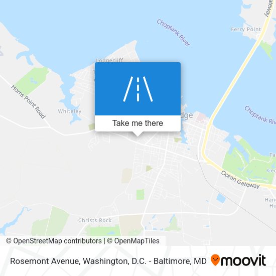 Rosemont Avenue map