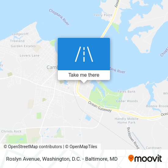 Mapa de Roslyn Avenue