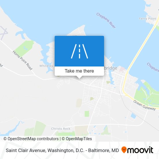 Saint Clair Avenue map