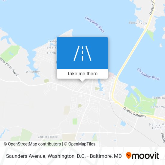 Saunders Avenue map