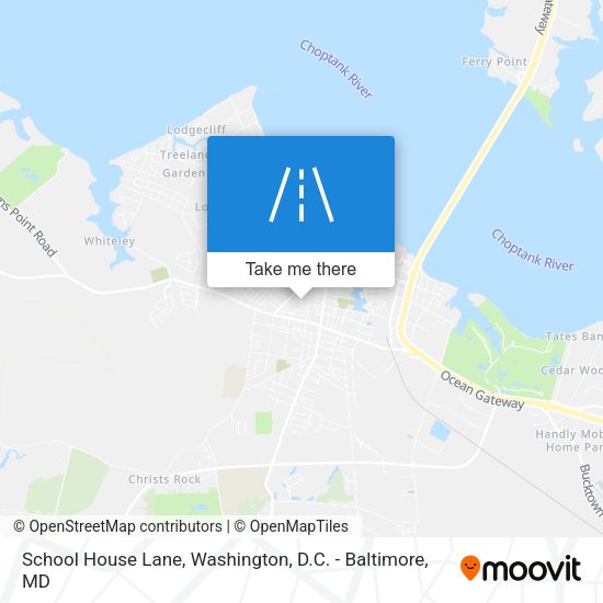 School House Lane map