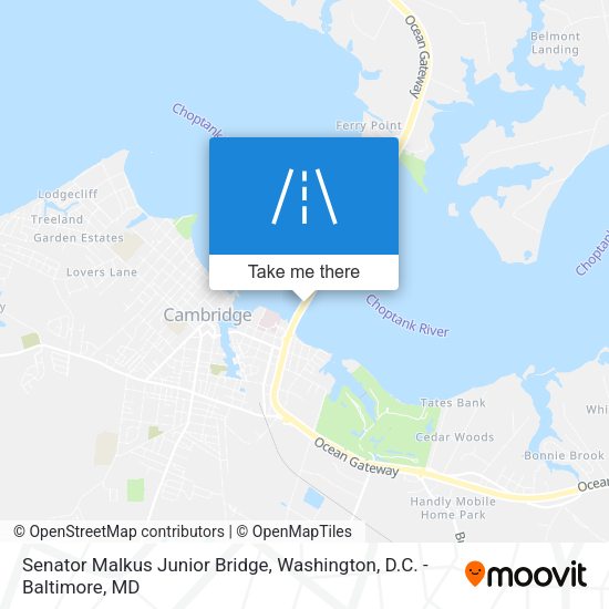 Mapa de Senator Malkus Junior Bridge