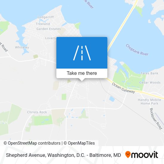 Mapa de Shepherd Avenue
