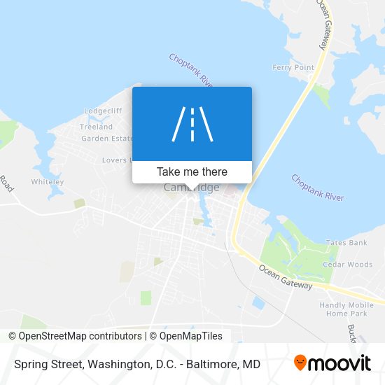 Spring Street map