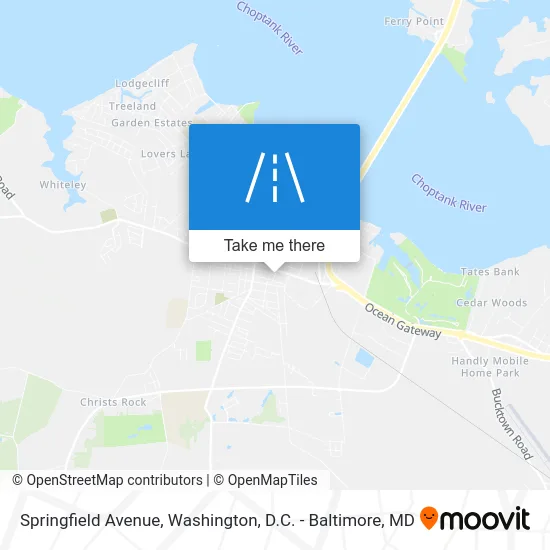 Springfield Avenue map