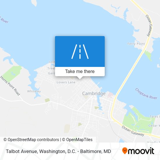 Talbot Avenue map