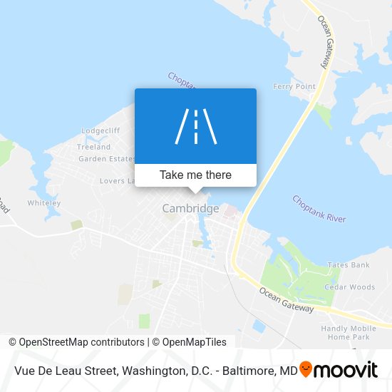 Mapa de Vue De Leau Street