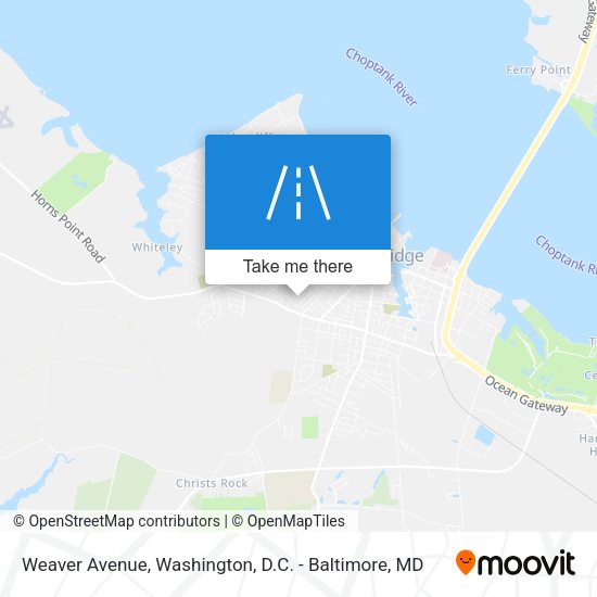 Mapa de Weaver Avenue