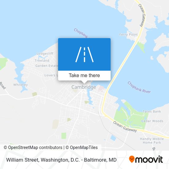 Mapa de William Street