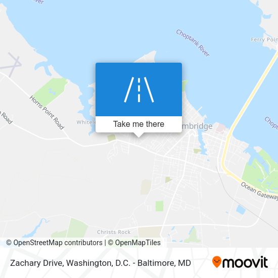 Zachary Drive map