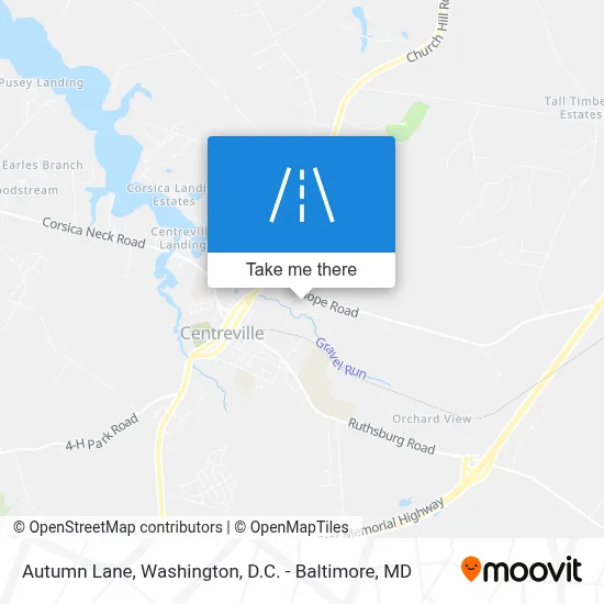 Autumn Lane map