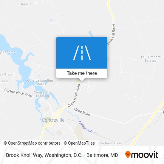 Mapa de Brook Knoll Way