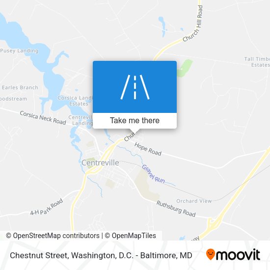 Mapa de Chestnut Street