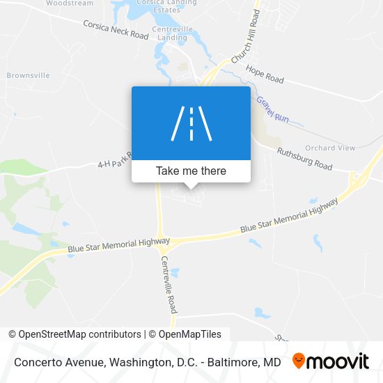 Concerto Avenue map