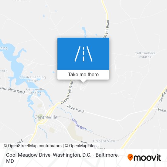 Mapa de Cool Meadow Drive