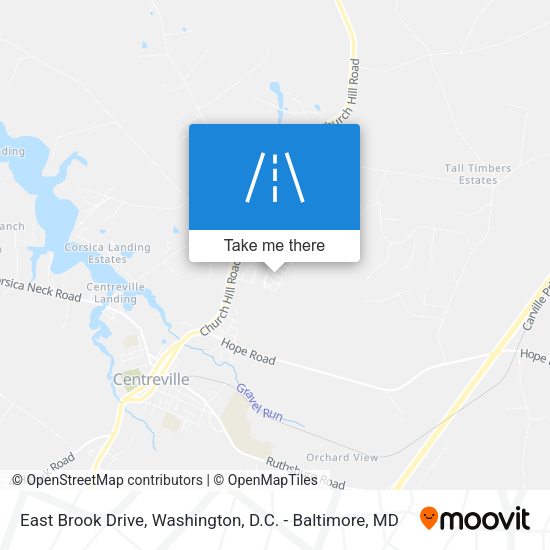 Mapa de East Brook Drive