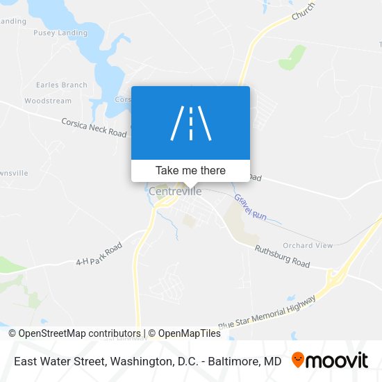 East Water Street map