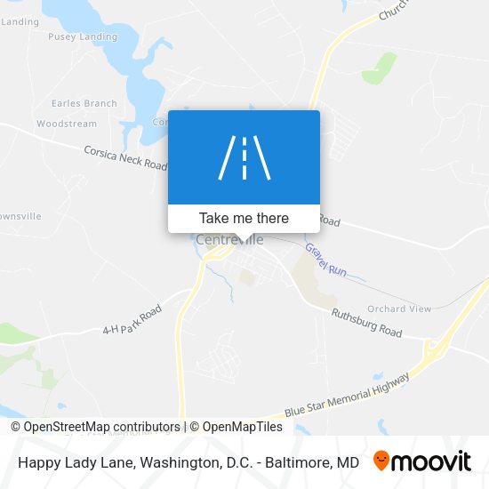 Happy Lady Lane map