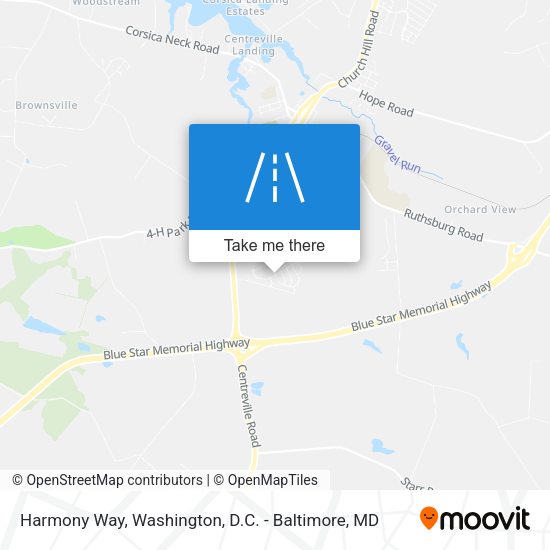 Mapa de Harmony Way