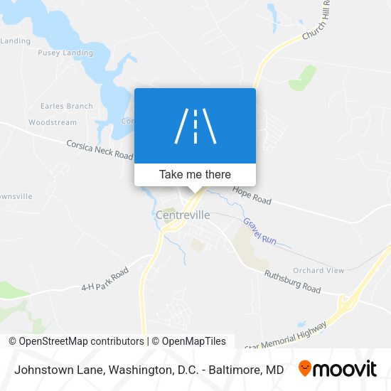 Johnstown Lane map