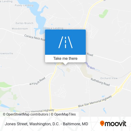 Jones Street map