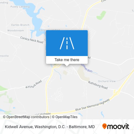 Kidwell Avenue map
