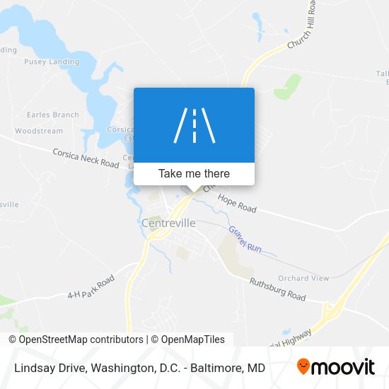 Mapa de Lindsay Drive