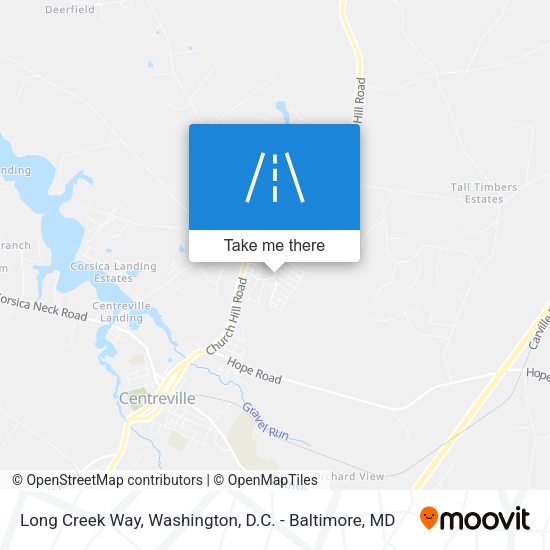 Long Creek Way map