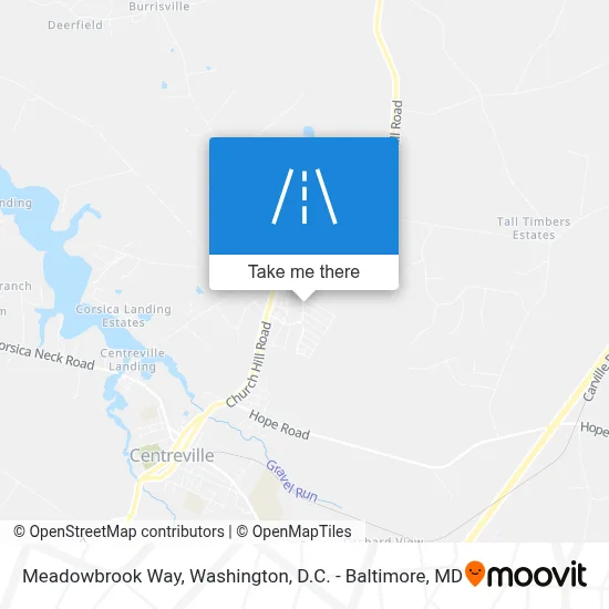 Meadowbrook Way map