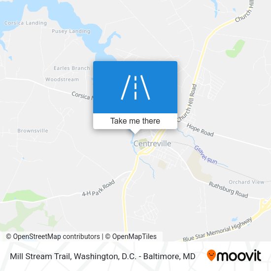 Mapa de Mill Stream Trail