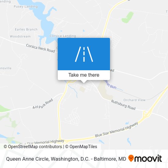 Queen Anne Circle map